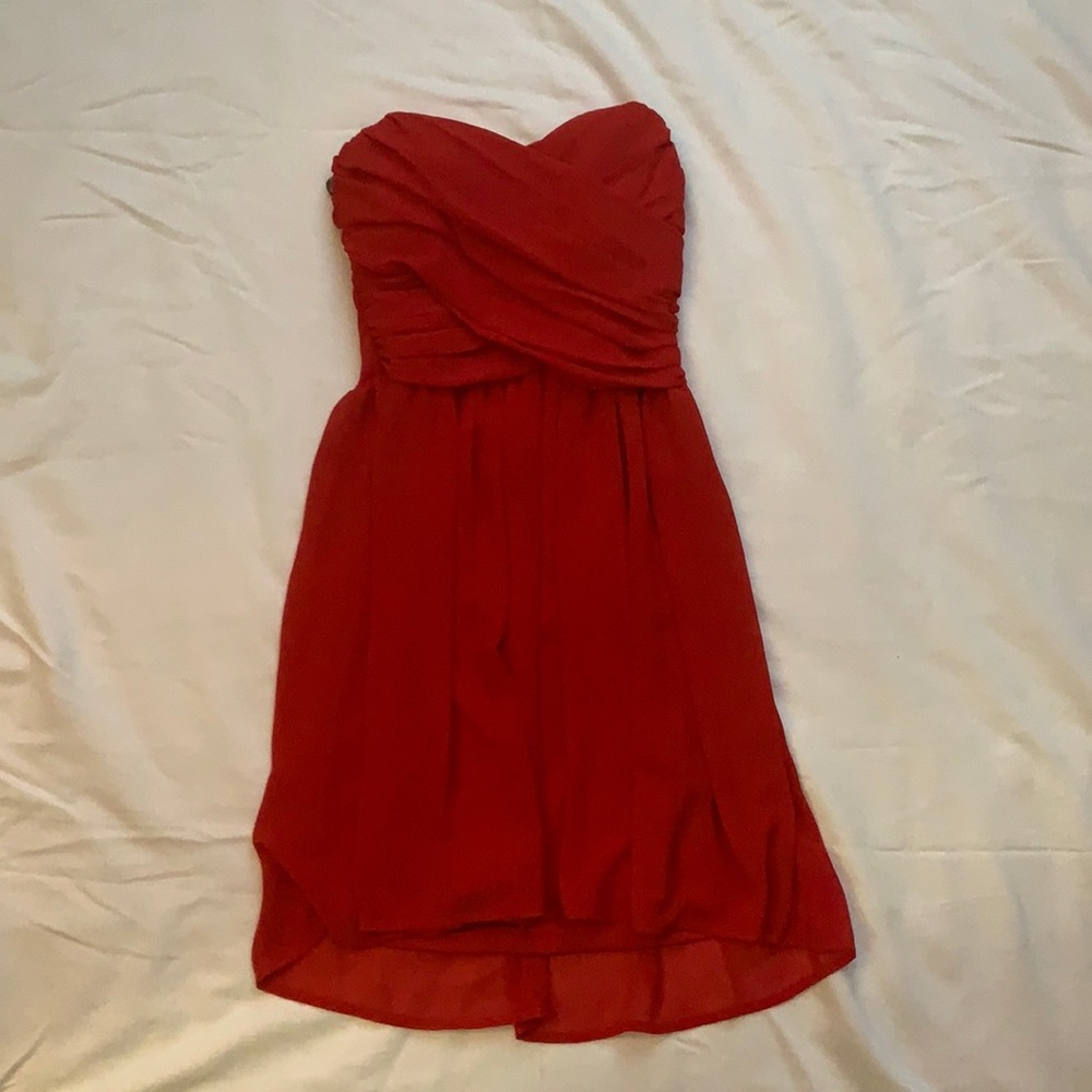 Strapless dress